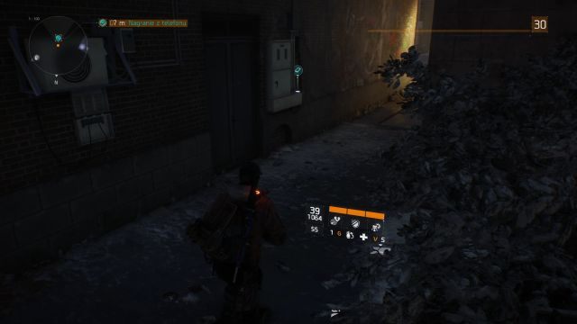 Nagranie znajduje się w wąskiej uliczce. - Tenderloin [M8] | Dane wywiadowcze w The Division - The Division - poradnik do gry