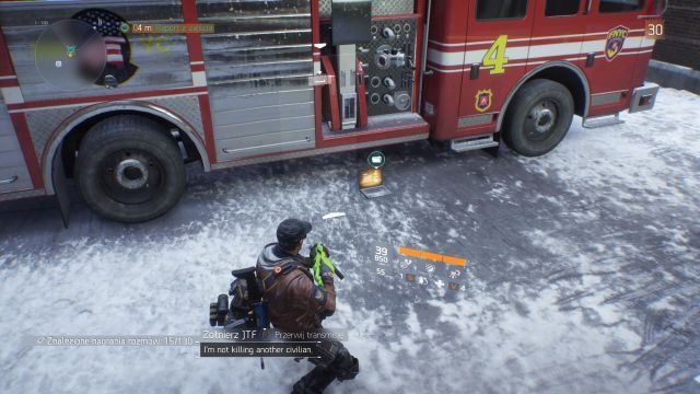 Raport leży pod wozem straży pożarnej. - Tenderloin [M8] | Dane wywiadowcze w The Division - The Division - poradnik do gry