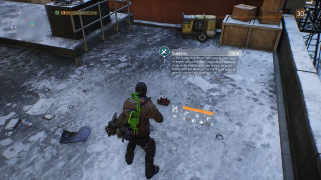 Jeden z łatwo dostępnych w grze dronów. - Flatiron District [M9] | Dane wywiadowcze w The Division - The Division - poradnik do gry