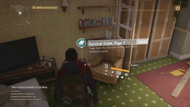 Trzecia strona przewodnika w kawalerce - Chelsea & Obóz Hudson [M1] | Dane wywiadowcze w The Division - The Division - poradnik do gry