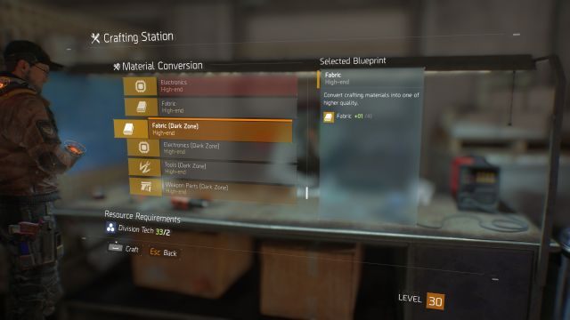 Division Tech można wykorzystać chociażby do tego, by zyskać normalne materiały rzemieślnicze. - Czym jest Division Tech? | Porady do The Division - The Division - poradnik do gry