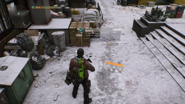 Nagranie można zebrać zaraz po wyjściu z kryjówki. - Kips Bay [M12] | Dane wywiadowcze w The Division - The Division - poradnik do gry