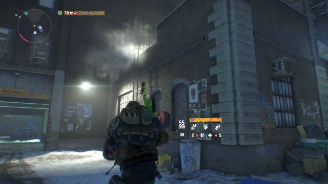 W tle widoczna drabina po której trzeba się wspiąć. - Midtown East [M15] | Dane wywiadowcze w The Division - The Division - poradnik do gry