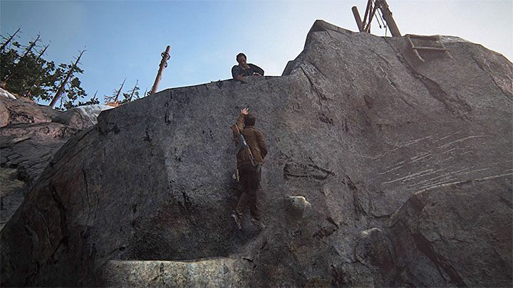 W trakcie wspinaczki Nateowi w pewnym momencie pomoże Sam - Uncharted 4 Kres Złodzieja: Rozdział 8 Grób Henryego Averyego - solucja, opis przejścia - Uncharted 4: Kres Złodzieja - poradnik do gry