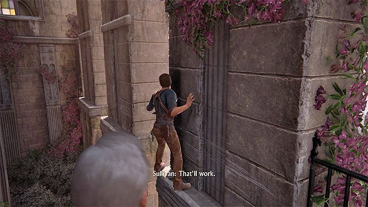 Musisz dotrzeć do otwartej okiennicy - Uncharted 4 Kres Złodzieja: Rozdział 11 Najciemniej pod latarnią - solucja, opis przejścia - Uncharted 4: Kres Złodzieja - poradnik do gry