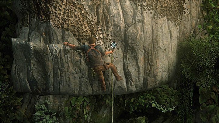 Pozyskaj kolec, który będzie pomocny we wspinaczce - Uncharted 4 Kres Złodzieja: Rozdział 13 Rozbitkowie - solucja, opis przejścia - Uncharted 4: Kres Złodzieja - poradnik do gry