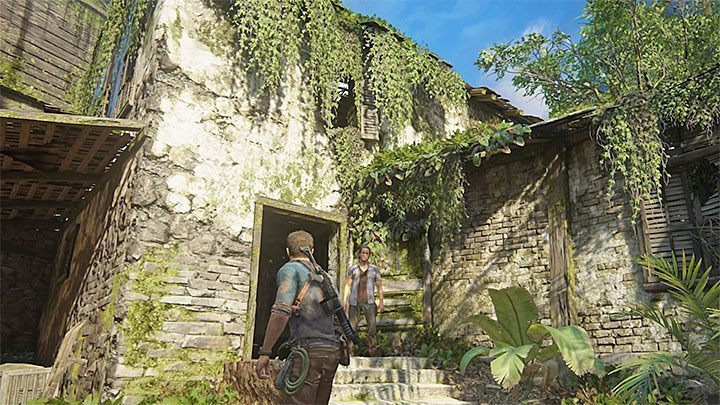 Ostatni budynek w pierwszej części wioski - Uncharted 4 Kres Złodzieja: Rozdział 14 Dołączcie do mnie w raju - solucja, opis przejścia - Uncharted 4: Kres Złodzieja - poradnik do gry