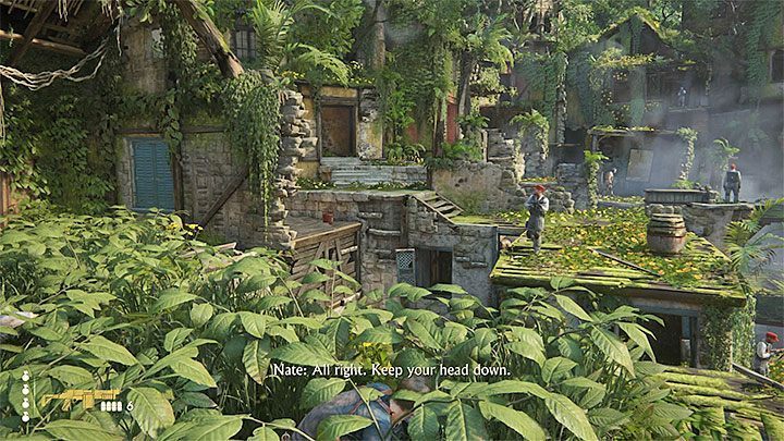 Możesz skradać się i omijać wrogów lub atakować ich z zaskoczenia - Uncharted 4 Kres Złodzieja: Rozdział 14 Dołączcie do mnie w raju - solucja, opis przejścia - Uncharted 4: Kres Złodzieja - poradnik do gry