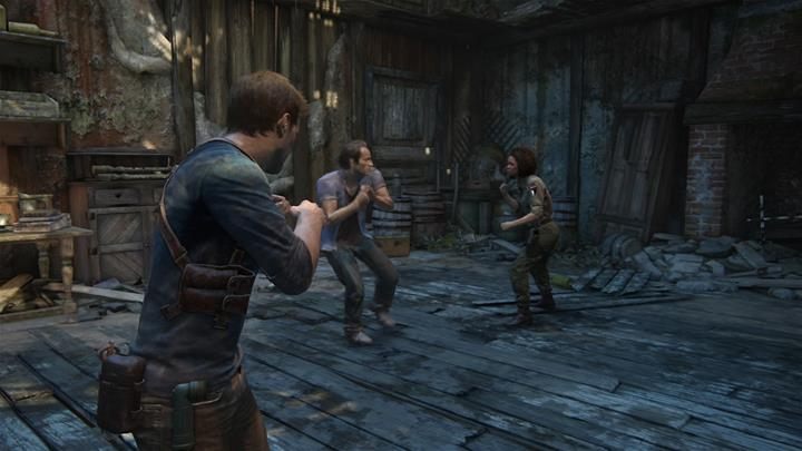 Tym razem zmieszysz się z Nadine w asyście swojego brata - Uncharted 4 Kres Złodzieja: Rozdział 15 Łupieżcy Libertaliisolucja, opis przejścia - Uncharted 4: Kres Złodzieja - poradnik do gry