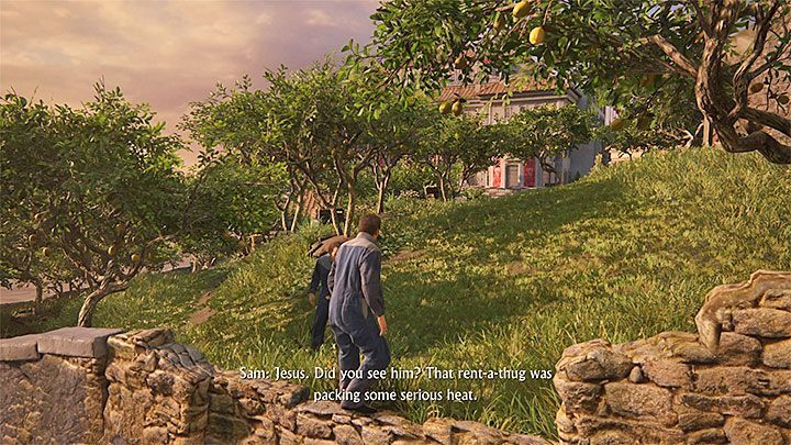 Musisz dotrzeć do sadu - Uncharted 4 Kres Złodzieja: Złodziejska krew - wszystkie skarby - Uncharted 4: Kres Złodzieja - poradnik do gry