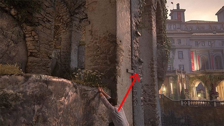 Dziewiąty sekret możesz odnaleźć podczas przemierzania skalnych półek po tym jak gra wyświetli scenkę przerywnikową ze spotkania Sullyego z Rafeem - Uncharted 4 Kres Złodzieja: Złodziejska krew - wszystkie skarby - Uncharted 4: Kres Złodzieja - poradnik do gry