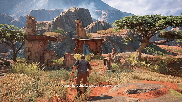 Czwarty sekret możesz znaleźć w małym zrujnowanym budynku przy drodze, który miniesz niedługo po pomyślnym użyciu wyciągarki - Uncharted 4 Kres Złodzieja: Dwanaście wież - wszystkie skarby - Uncharted 4: Kres Złodzieja - poradnik do gry