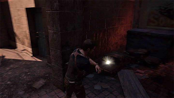 Musisz dotrzeć na sam koniec pustej uliczki - Uncharted 4 Kres Złodzieja: Najciemniej pod latarnią - wszystkie skarby - Uncharted 4: Kres Złodzieja - poradnik do gry