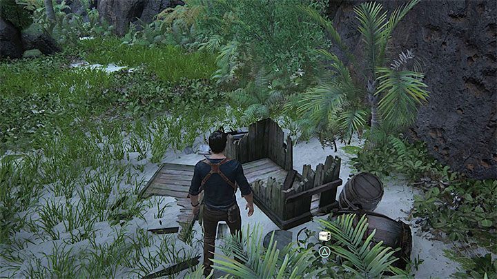 Zbadaj niewielką polanę - Uncharted 4 Kres Złodzieja: Na morzu - wszystkie skarby - Uncharted 4: Kres Złodzieja - poradnik do gry