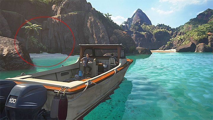 Piąty skarb to kolejny, który możesz zdobyć w początkowej części etapu - Uncharted 4 Kres Złodzieja: Na morzu - wszystkie skarby - Uncharted 4: Kres Złodzieja - poradnik do gry