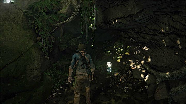Wdrap się na górę i dotrzyj na przeciwległy koniec zacienionego przejścia - Uncharted 4 Kres Złodzieja: Rozbitkowie - wszystkie skarby - Uncharted 4: Kres Złodzieja - poradnik do gry