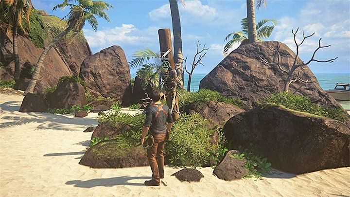 Trzeci wpis do dziennika możesz odblokować po dotarciu na prawą główną wyspę archipelagu, czyli tę nieco mniejszą z wieżą - Uncharted 4 Kres Złodzieja: Wpisy do dziennika - sekrety i zagadki - Uncharted 4: Kres Złodzieja - poradnik do gry