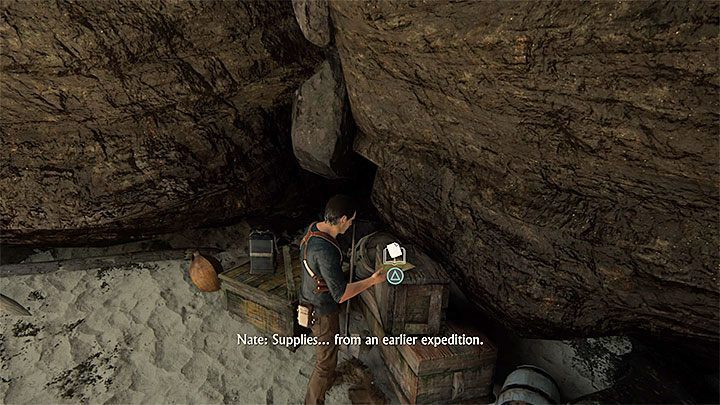Notatka znajduje się w małej jaskini pokazanej na dołączonym obrazku - Uncharted 4 Kres Złodzieja: Notatki - sekrety i zagadki - Uncharted 4: Kres Złodzieja - poradnik do gry