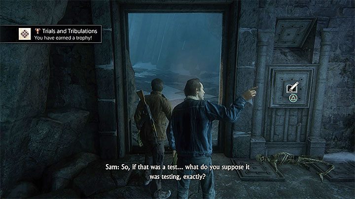 Możesz już odblokować wyjście z sali - Uncharted 4 Kres Złodzieja: Trudne zagadki - sekrety i zagadk - Uncharted 4: Kres Złodzieja - poradnik do gry