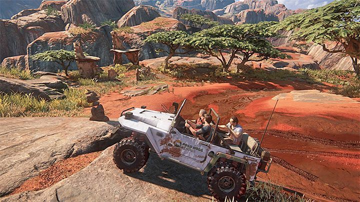 Kopiec ten odnajdziecie na lewo od drogi, niedługo po użyciu po raz pierwszy wyciągarki i dotarciu do nowego obszaru mapy - Uncharted 4 Kres Złodzieja: Pogromca kopczyków - trofeum, jak zdobyć? - Uncharted 4: Kres Złodzieja - poradnik do gry
