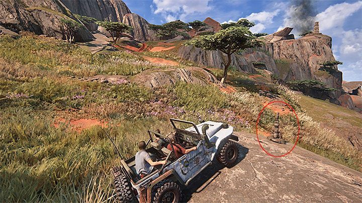Kopiec możecie odnaleźć w centralnej części największego obszaru mapy - Uncharted 4 Kres Złodzieja: Pogromca kopczyków - trofeum, jak zdobyć? - Uncharted 4: Kres Złodzieja - poradnik do gry