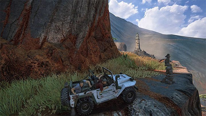 Kopiec znajdziecie przy górskiej ścieżce już po minięciu zwodzonego - Uncharted 4 Kres Złodzieja: Pogromca kopczyków - trofeum, jak zdobyć? - Uncharted 4: Kres Złodzieja - poradnik do gry