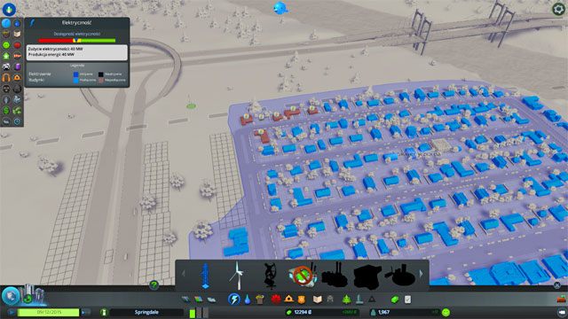 Pierwszą rzeczą, która wraz ze wzrostem mieszkańców padnie, czyli nie będzie już wydolna, jest zapewne prąd - Cities Skylines: Infrastruktura krytyczna - rozbudowa - Cities: Skylines - poradnik do gry