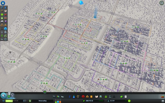 Komunikacja miejska - Cities Skylines: Panel informacyjny - panel burmistrza - Cities: Skylines - poradnik do gry