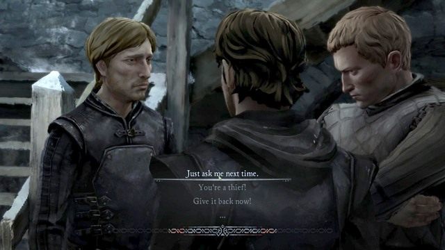 Just ask me next time - Rozdział 6 | Epizod 3 - The Sword in the Darkness | Game of Thrones - Game of Thrones - A Telltale Games Series - poradnik do gry