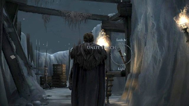 Przejdź środkiem ściany i zacznij zapalać pochodnie - Rozdział 6 | Epizod 3 - The Sword in the Darkness | Game of Thrones - Game of Thrones - A Telltale Games Series - poradnik do gry