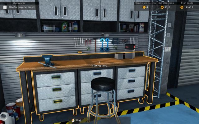 Napraw dokonujemy w tym miejscu. - Naprawa zużytych części | Podstawy rozgrywki Car Mechanic Simulator 2015 - Car Mechanic Simulator 2015 - poradnik do gry