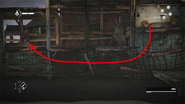 Zatrzymaj się po dotarciu do stojących obok siebie dwóch wartowników - Sekwencja 3 - Port (The Port) - Assassins Creed Chronicles: China - poradnik do gry