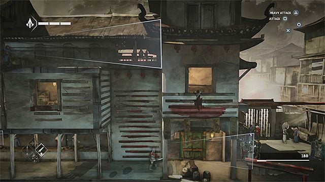 Wyjdź przez prawą okiennicę i złap się nowych krawędzi - Sekwencja 6 - Poszukiwania (The Search) - Assassins Creed Chronicles: China - poradnik do gry