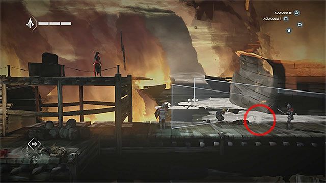 FRAGMENT 7/8 - Siódmy fragment jest w obszarze pilnowanym przez kilku wartowników - Fragmenty danych w sekwencji 5 - Konsekwencje - Fragmenty danych Animusa - Assassins Creed Chronicles: China - poradnik do gry