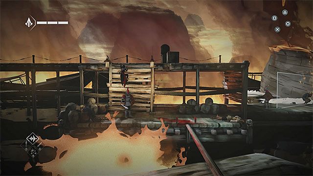 Zabij wroga stojącego niedaleko stogu siana i dotrzyj na pierwszy plan - Sekwencja 5 - Konsekwencje (Consequences) - Assassins Creed Chronicles: China - poradnik do gry