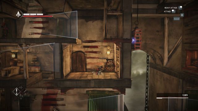 Teraz już na spokojnie możesz iść za halabardnikiem i wspiąć się do góry, gdzie otworzyło się okno na poddasze - Sekwencja 11 - Zdrada (The Betrayal) - Assassins Creed Chronicles: China - poradnik do gry