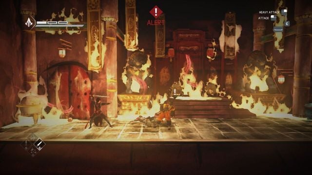 Następną sekwencję rozpoczynasz od walki z bossem Qui Ji - Sekwencja 10 - Demoniczny ogień (Demon Fire) - Assassins Creed Chronicles: China - poradnik do gry