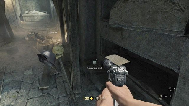 Po dostaniu się do krypt, zabij pierwszego przeciwnika po cichu by nie zaalarmować całego garnizonu - Rozdział 2 - Doki | Opis przejścia Wolfenstein The Old Blood - Wolfenstein: The Old Blood - poradnik do gry