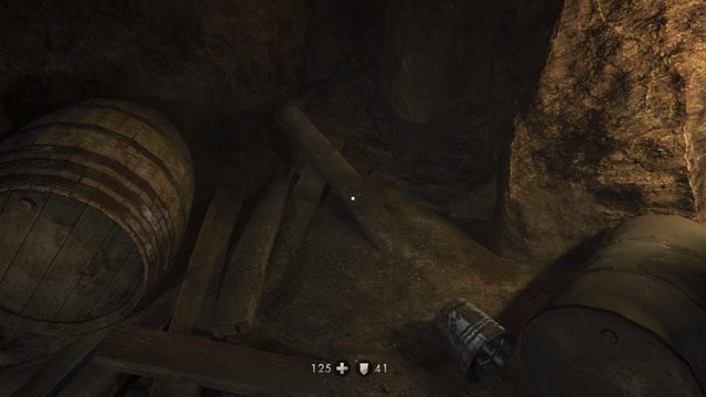 Po dostaniu się do jaskini, podejdź do stolika obok i zabierz leżący tam list - Rozdział 4 - Ucieczka! | Opis przejścia Wolfenstein The Old Blood - Wolfenstein: The Old Blood - poradnik do gry