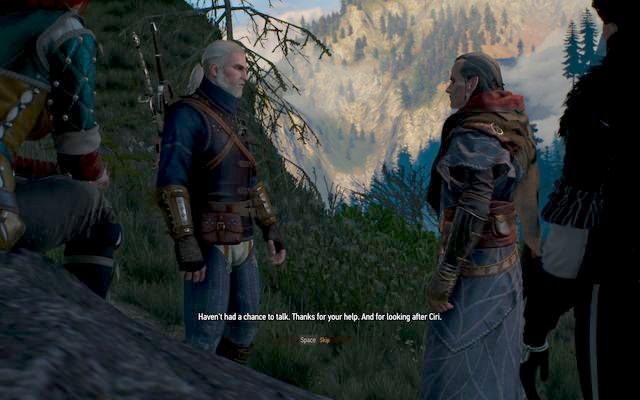 Po rozmowie z Avallachem idź pogadać z Ciri - Wiedźmin 3 Dziki Gon: Krajobraz po bitwie (Blood on the Battlefield) - solucja - Wiedźmin 3 Dziki Gon - poradnik do gry