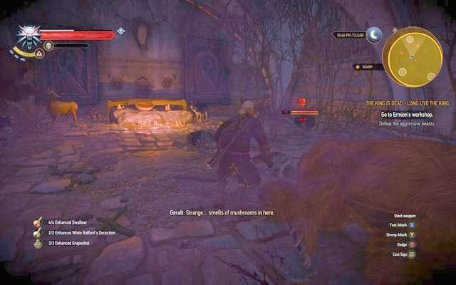 Pokonaj wypchane zwierzaki, wystarczy kilka cięć mieczem - Wiedźmin 3 Dziki Gon: Umarł król, niech żyje król (The King is Dead - Long Live The King) | Kaer Trolde - Wiedźmin 3 Dziki Gon - poradnik do gry