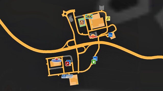 Plan Odense - Dania | Miasta w Euro Truck Simulator 2 Skandynawia - Euro Truck Simulator 2: Skandynawia - poradnik do gry