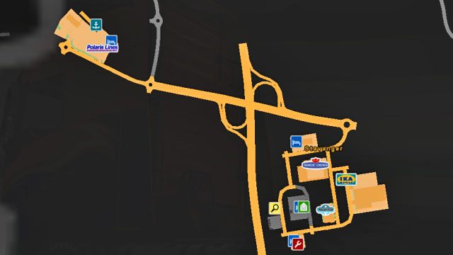 Mapa Stravanger. - Norwegia | Miasta w Euro Truck Simulator 2 Skandynawia - Euro Truck Simulator 2: Skandynawia - poradnik do gry