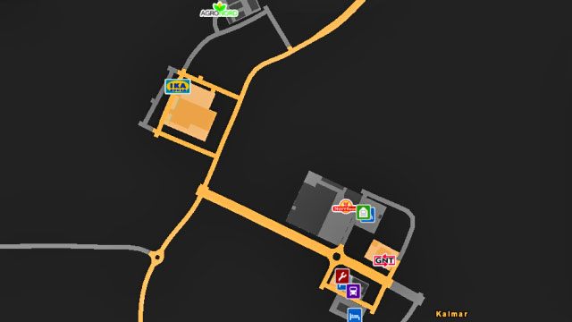 Mapa miasta. - Szwecja (1) | Miasta w Euro Truck Simulator 2 Skandynawia - Euro Truck Simulator 2: Skandynawia - poradnik do gry
