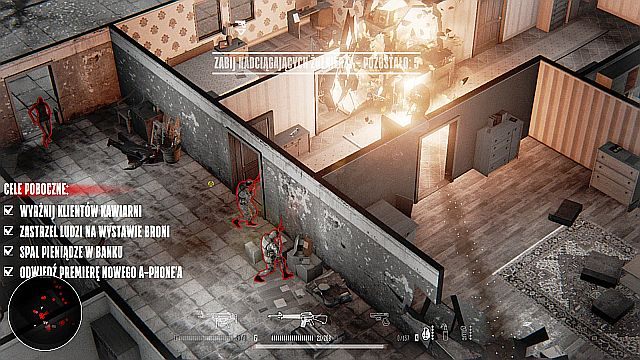 Wewnątrz budynków już wcale nie jest tak bezpiecznie... - Misja 5 - Centrum Miasta | Opis przejścia Hatred - Hatred - poradnik do gry