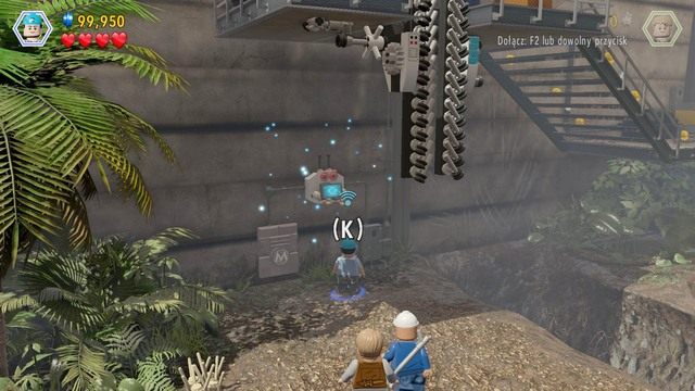 Korzystając z postaci Nicka, podejdź do widocznego na obrazku panelu sterowania i zhackuj go - Witamy w Świecie Jurajskim | Jurassic World - opis przejścia - LEGO Jurassic World - poradnik gry
