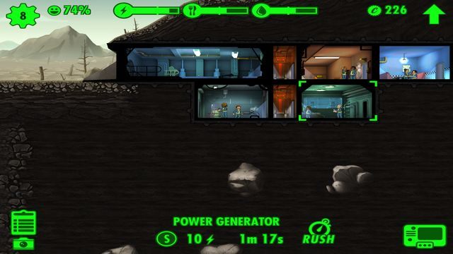 Pamiętaj o zostawieniu miejsca na kolejne pomieszczenia tego samego typu. - Pierwsze kroki | Podstawy rozgrywki w Fallout Shelter - Fallout Shelter - poradnik do gry