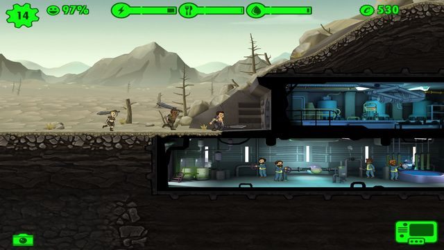 Łupieżcy dobiegną do drzwi w kilka chwil po ogłoszeniu alarmu, musisz szybko zarządzać swoją obroną. - Ataki łupieżców | Podstawy rozgrywki w Fallout Shelter - Fallout Shelter - poradnik do gry