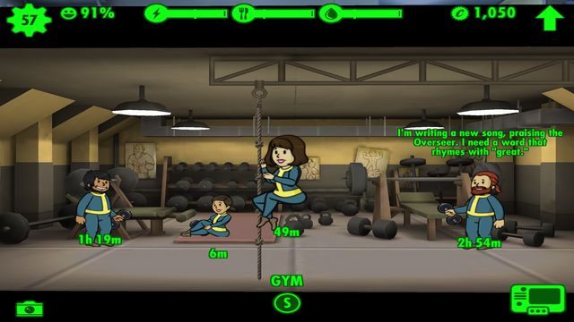 Stroje pozwalają zaoszczędzić czas przeznaczony na trening. - Stroje | Eksploracja, broń oraz stroje w Fallout Shelter - Fallout Shelter - poradnik do gry