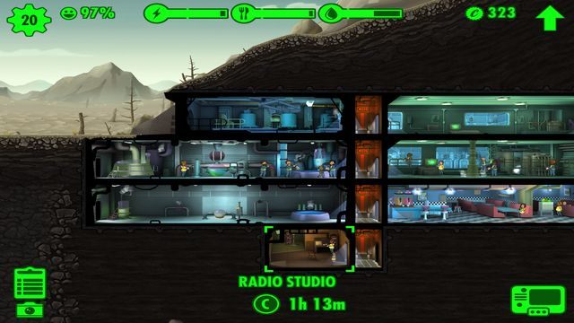 Wysłanie sygnału radiowego trochę trwa, nie zawsze kończy się też sukcesem. - Rozwój Krypty | Podstawy rozgrywki w Fallout Shelter - Fallout Shelter - poradnik do gry